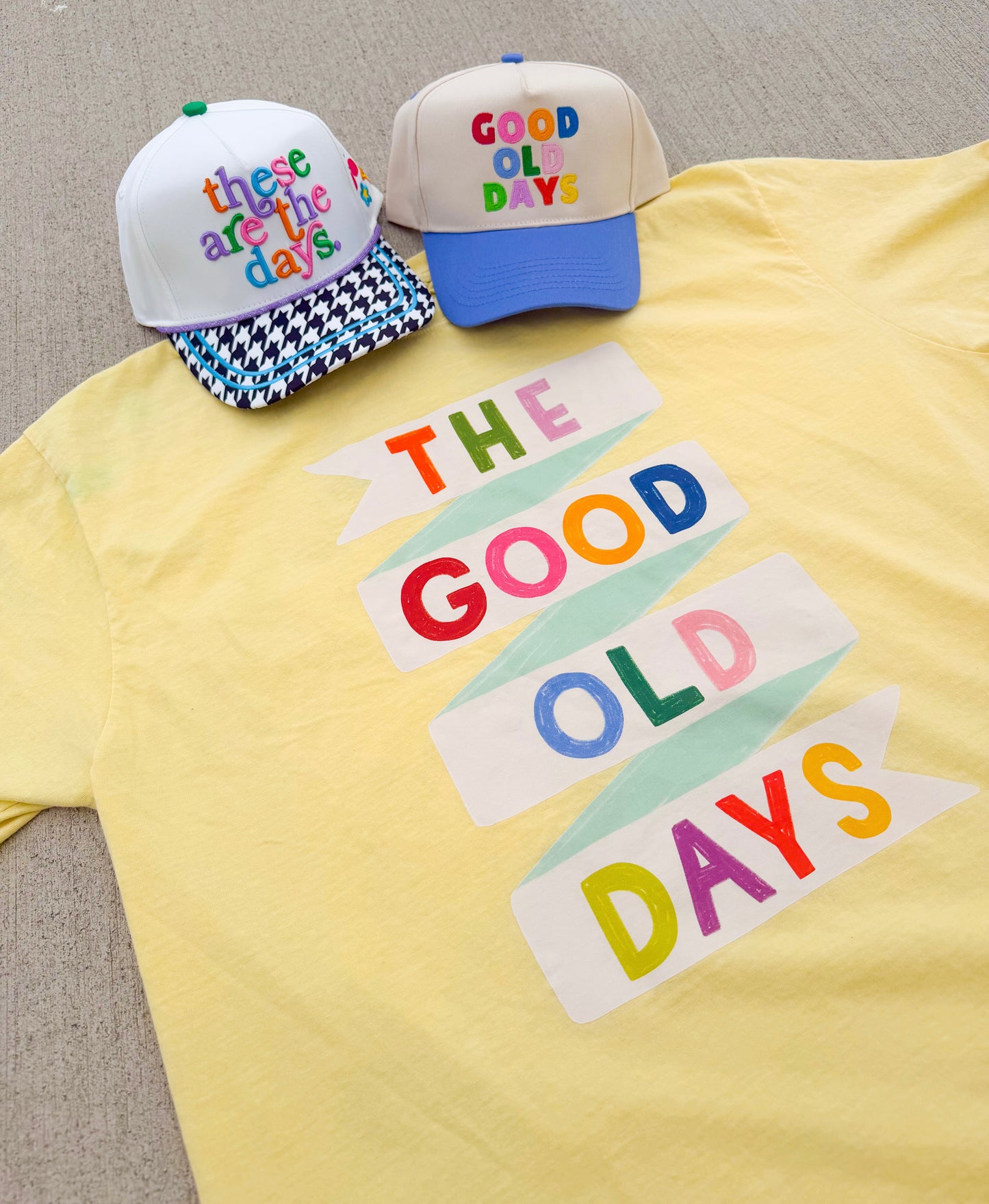 Good Old Day Graphic Tee💛