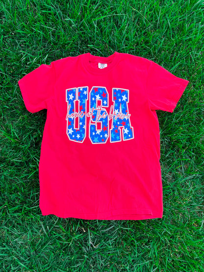 Red USA tee🇺🇸❤️