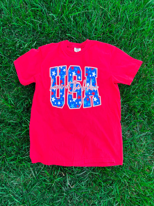 Red USA tee🇺🇸❤️