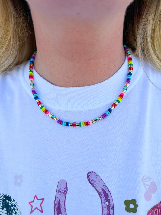 Rainbow Tile Necklace🌈