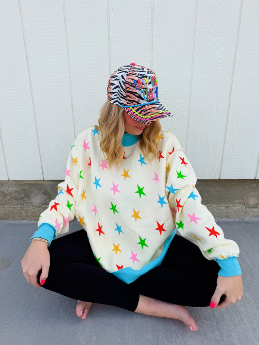 Lucky Stars Reversible Mockneck🤩