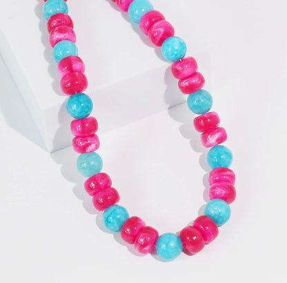 Fiesta Pop Bubble Necklace🩷🩵