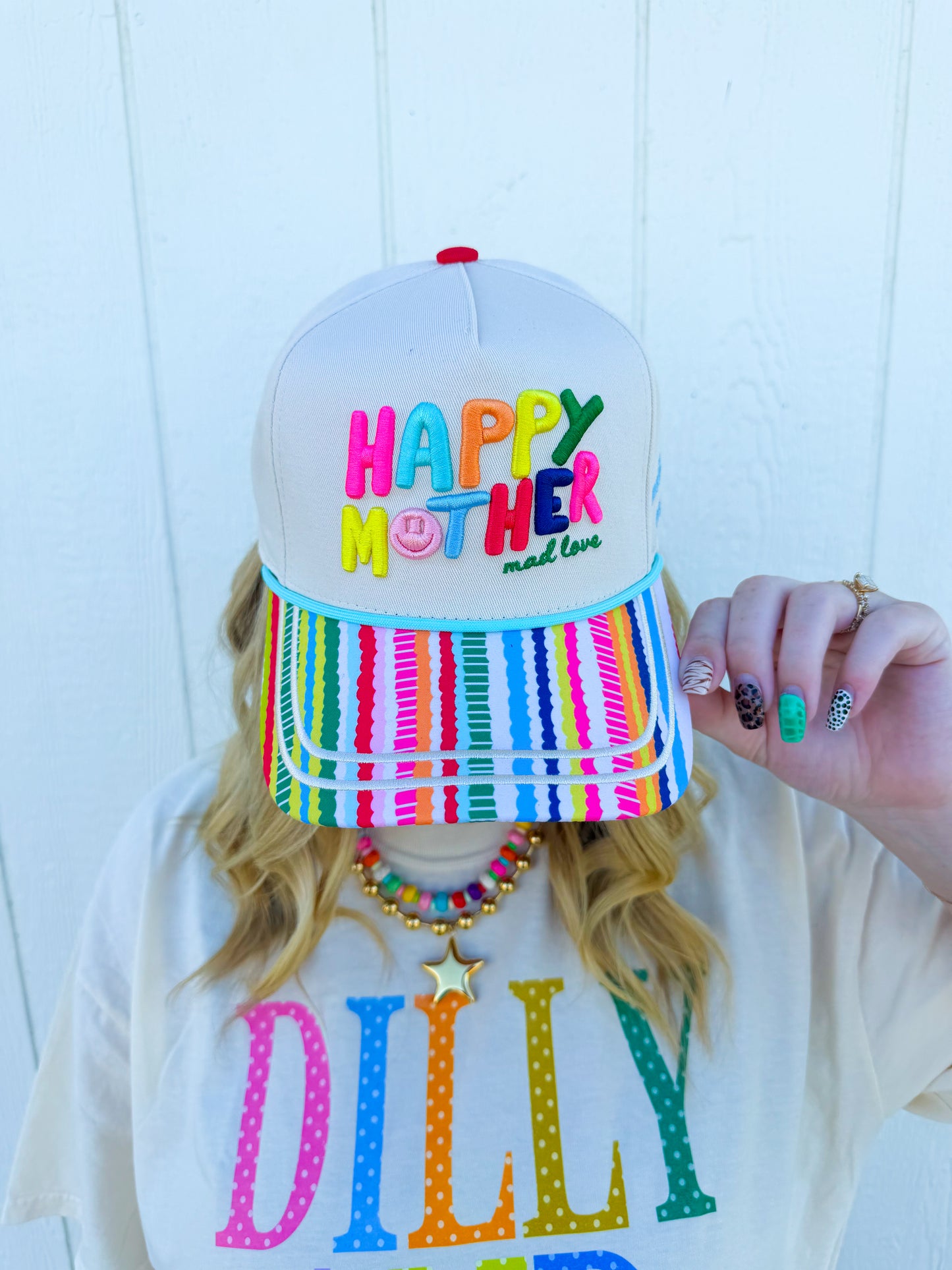 Happy Mother Trucker Hat🌈