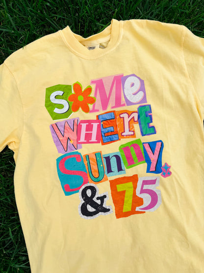 Sunny & 75 Tee☀️🌈