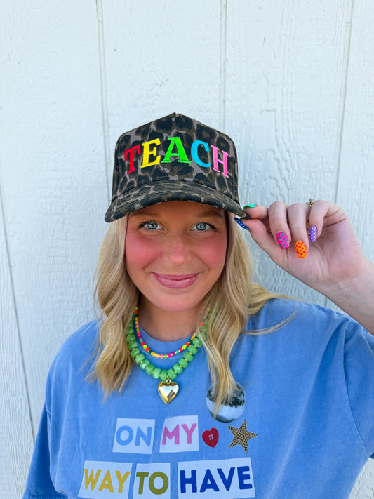 Leopard Teach Trucker🌈🐆