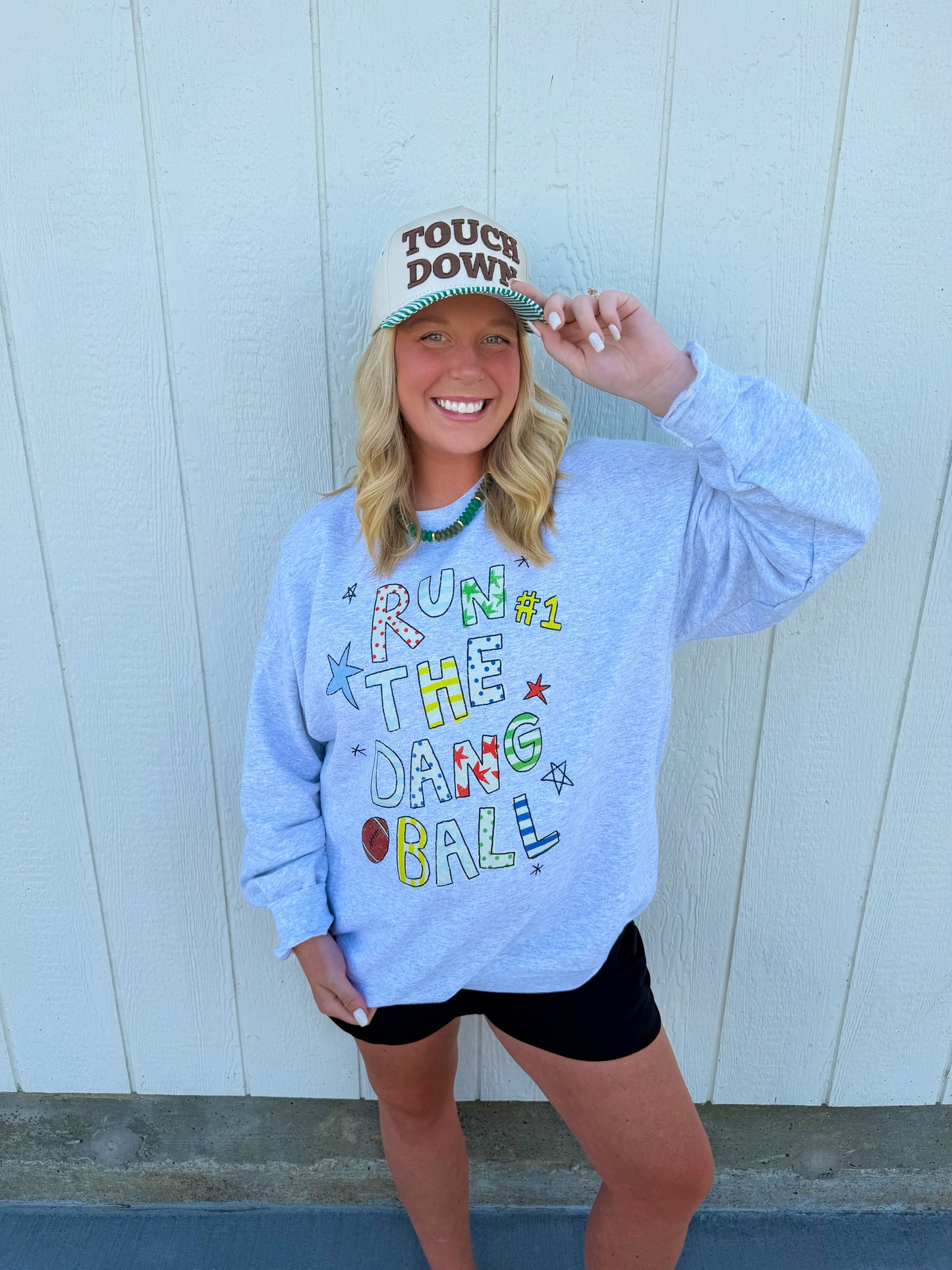 Run the Dang Ball Crewneck🏈