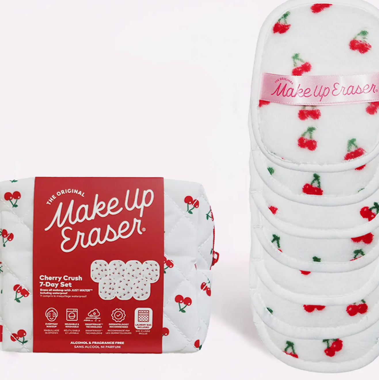The Original Makeup Eraser 7 Day Gift Set & Makeup Bag🍒