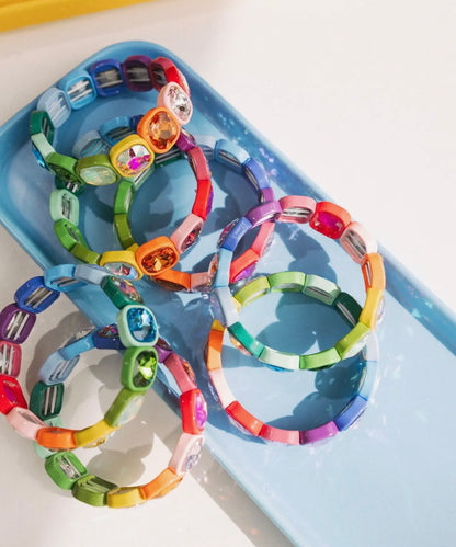 Rainbow Gemstone Bracelet🌈