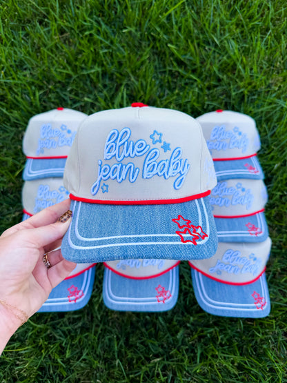 Blue Jean Baby Trucker Hat💙