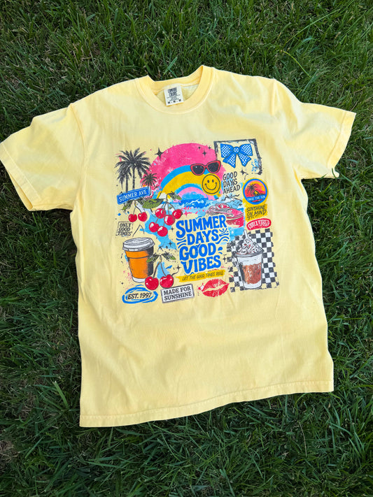 Summer Days Graphic Tee💛
