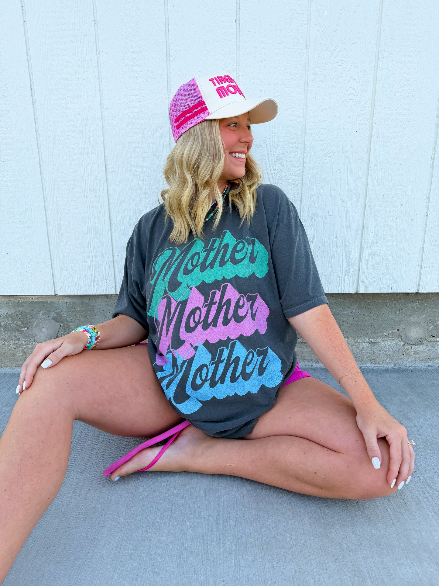 Mother Mother Mother Tee🩵💚🩷
