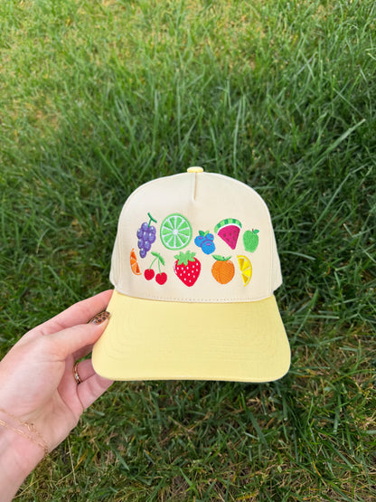 Fruity Trucker Hat🍒🍏🍊