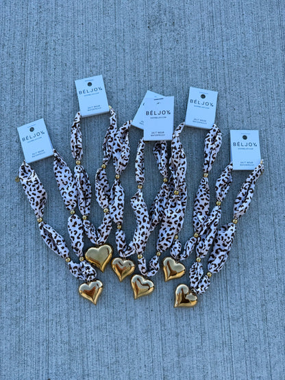 Leopard Scarf Necklace