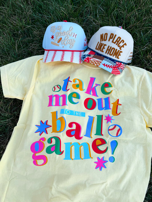 Take Me Out To The Ball Game Graphic Tee⚾️