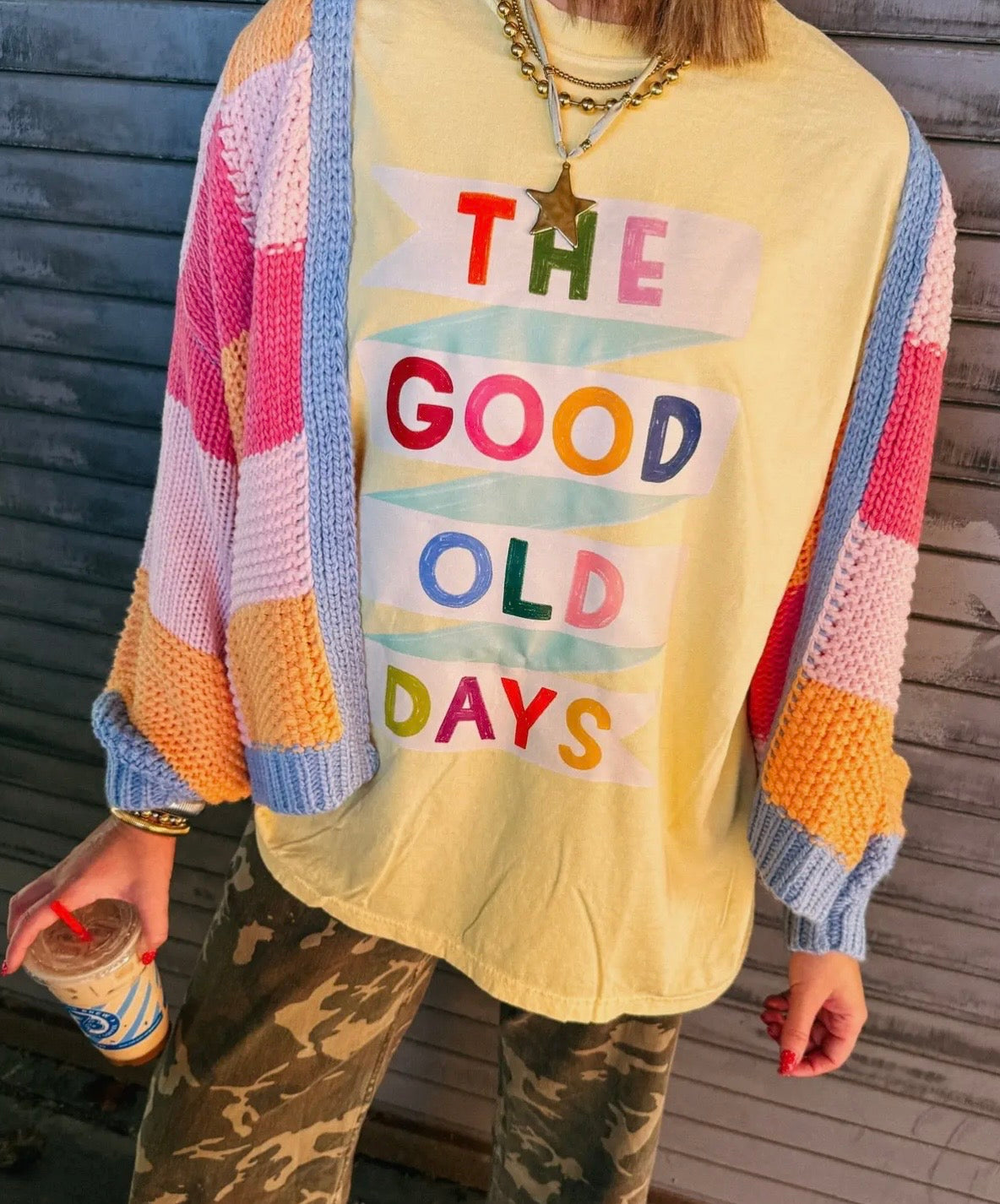 Good Old Day Graphic Tee💛
