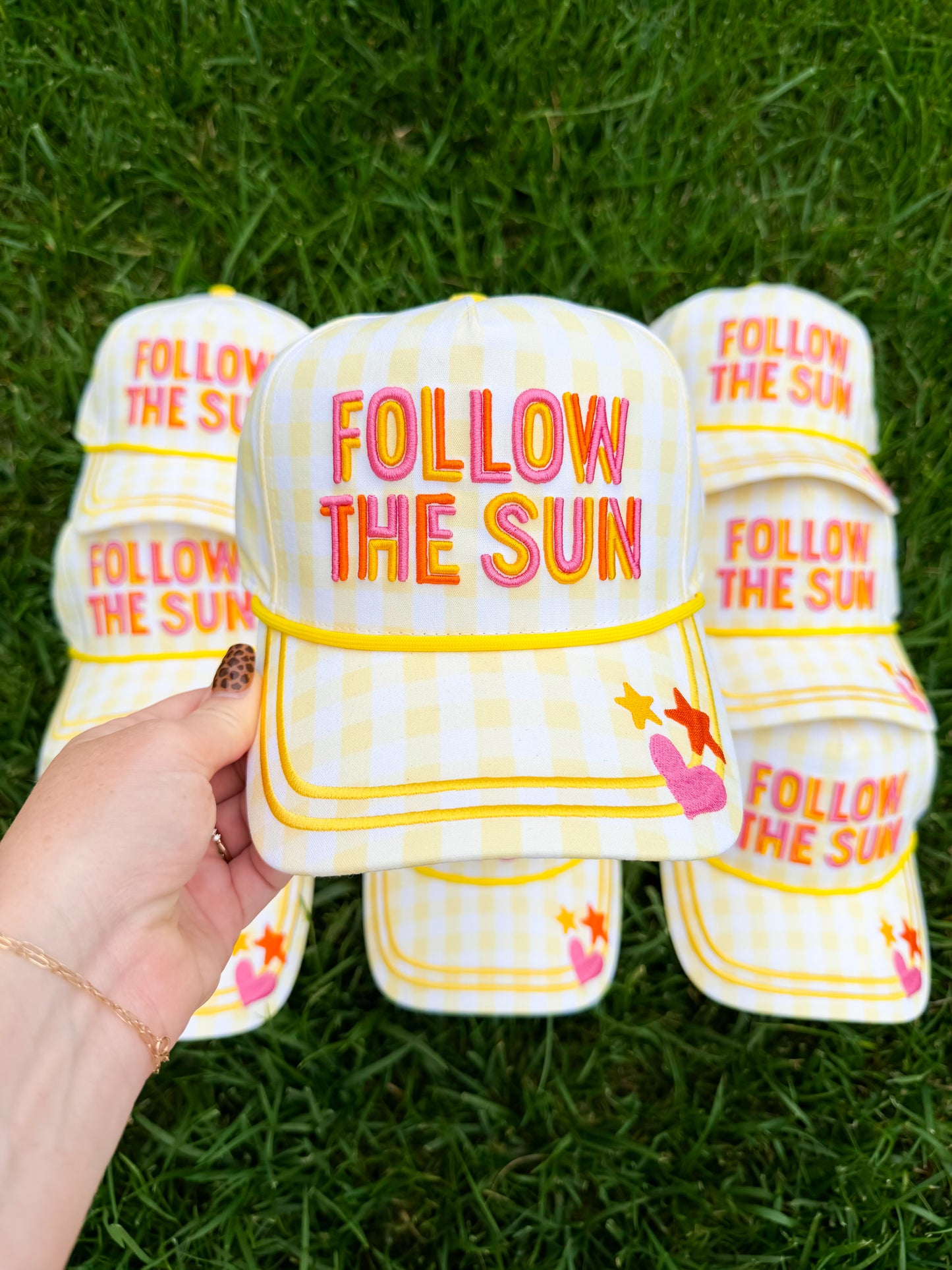 Follow The Sun Trucker Hat☀️🩷