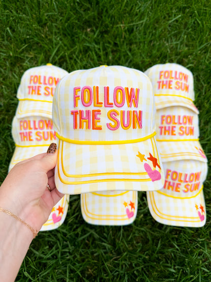 Follow The Sun Trucker Hat☀️🩷
