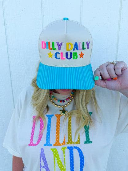 Dilly Dally Club Trucker Hat🌈