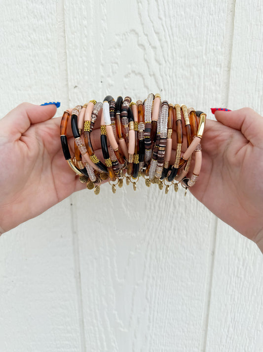 Leopard Bamboo Bracelet Set🐆✨