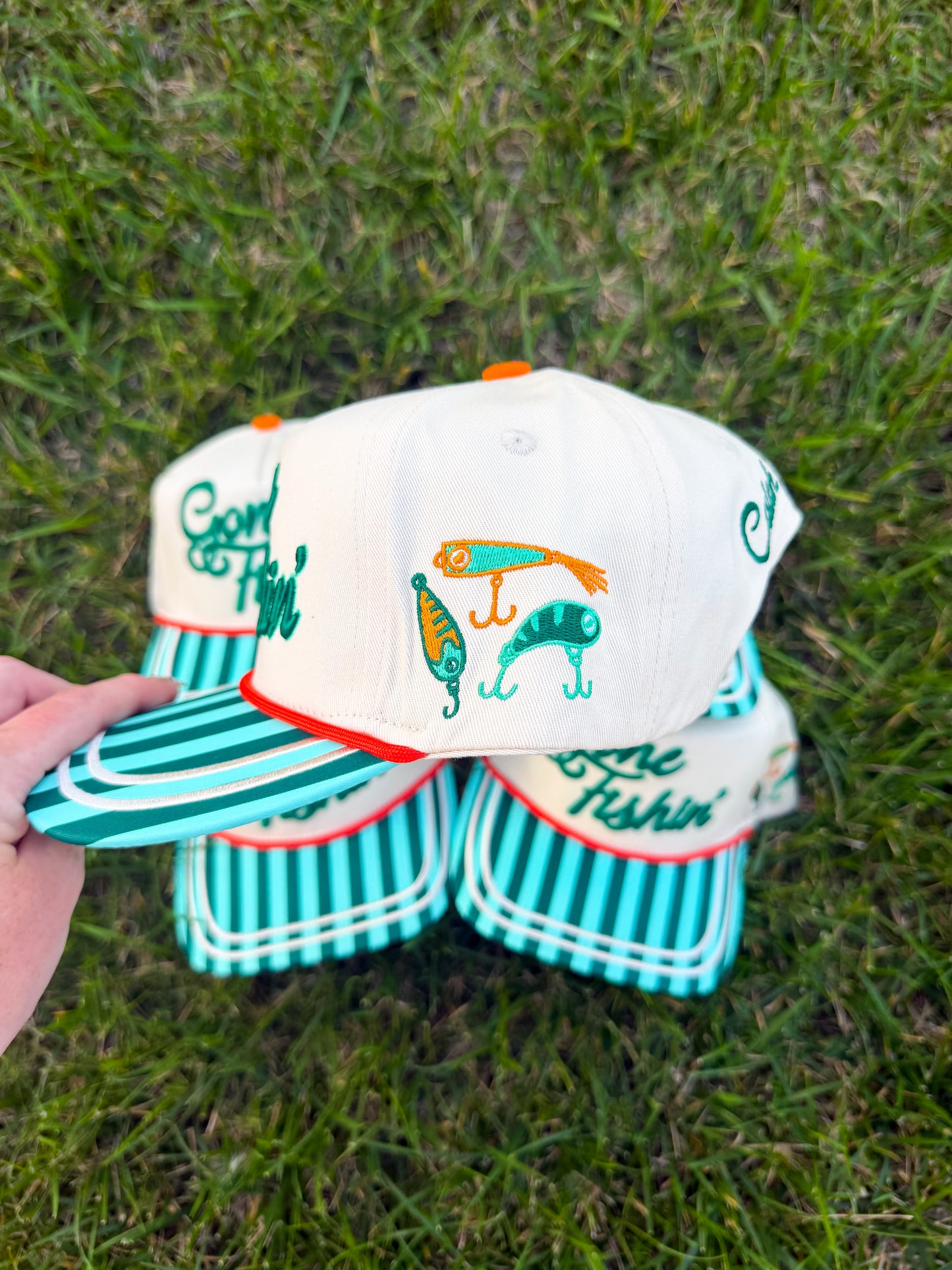 Gone Fishin’ Trucker Hat💚🎣