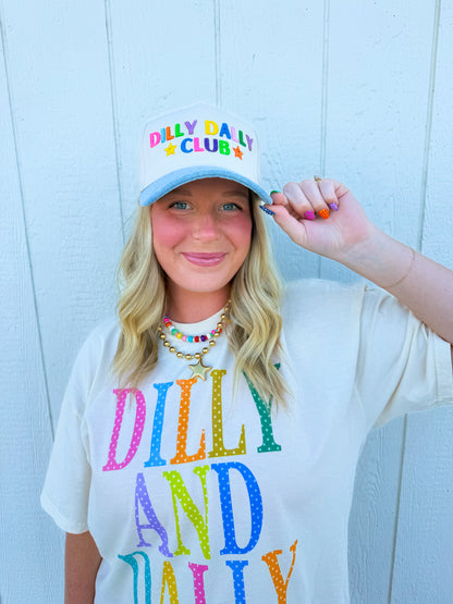 Dilly Dally Club Trucker Hat🌈