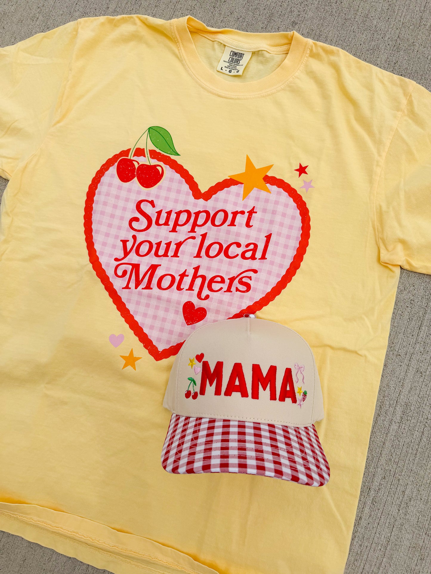 Support Local Mothers Tee💛🍓
