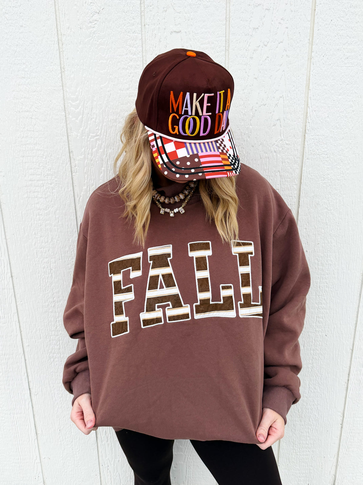 Fall Embroidered Mockneck