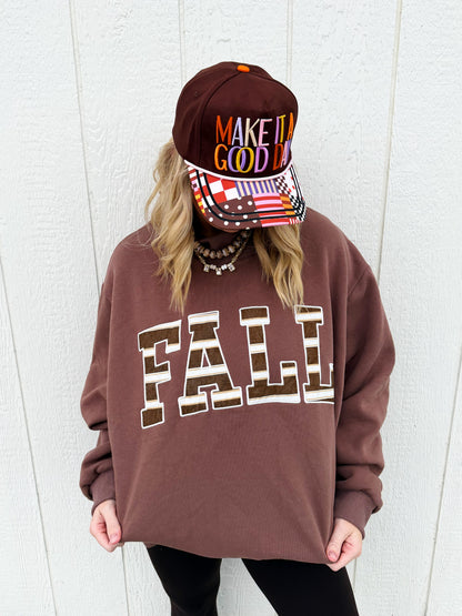 Fall Embroidered Mockneck