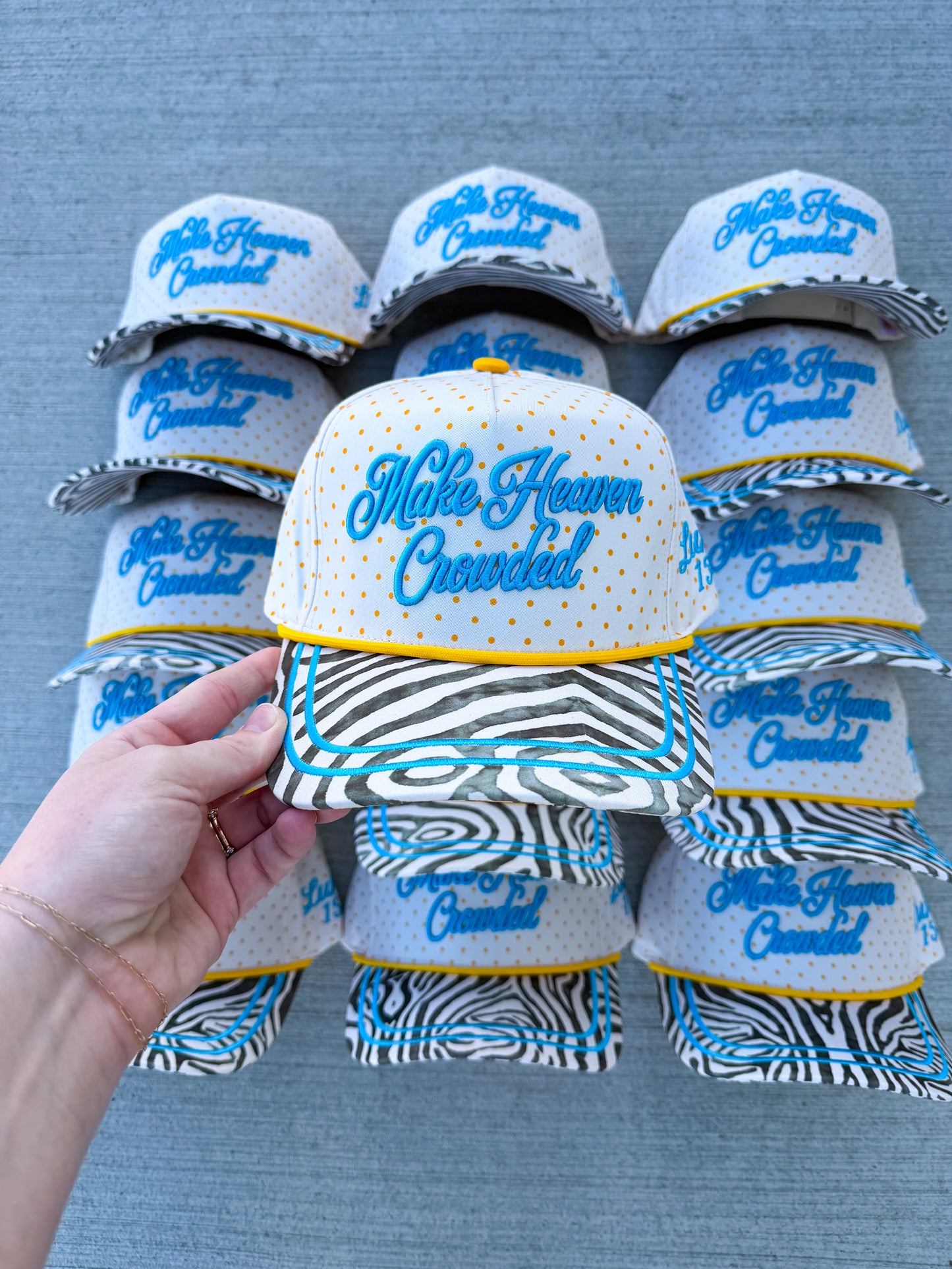 Make Heaven Crowded Trucker Hat
