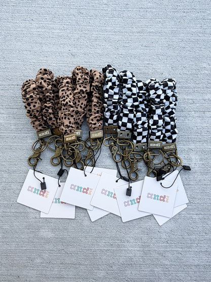 Checkerboard Keychain🖤