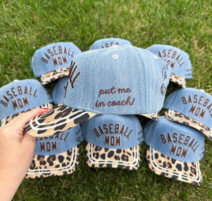 Baseball Mom Trucker Hat🧢