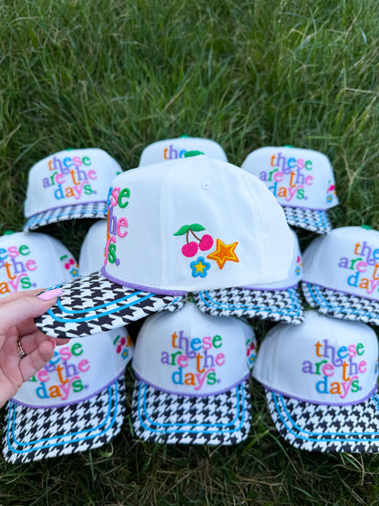 These Are The Days Trucker Hat🌈🩵