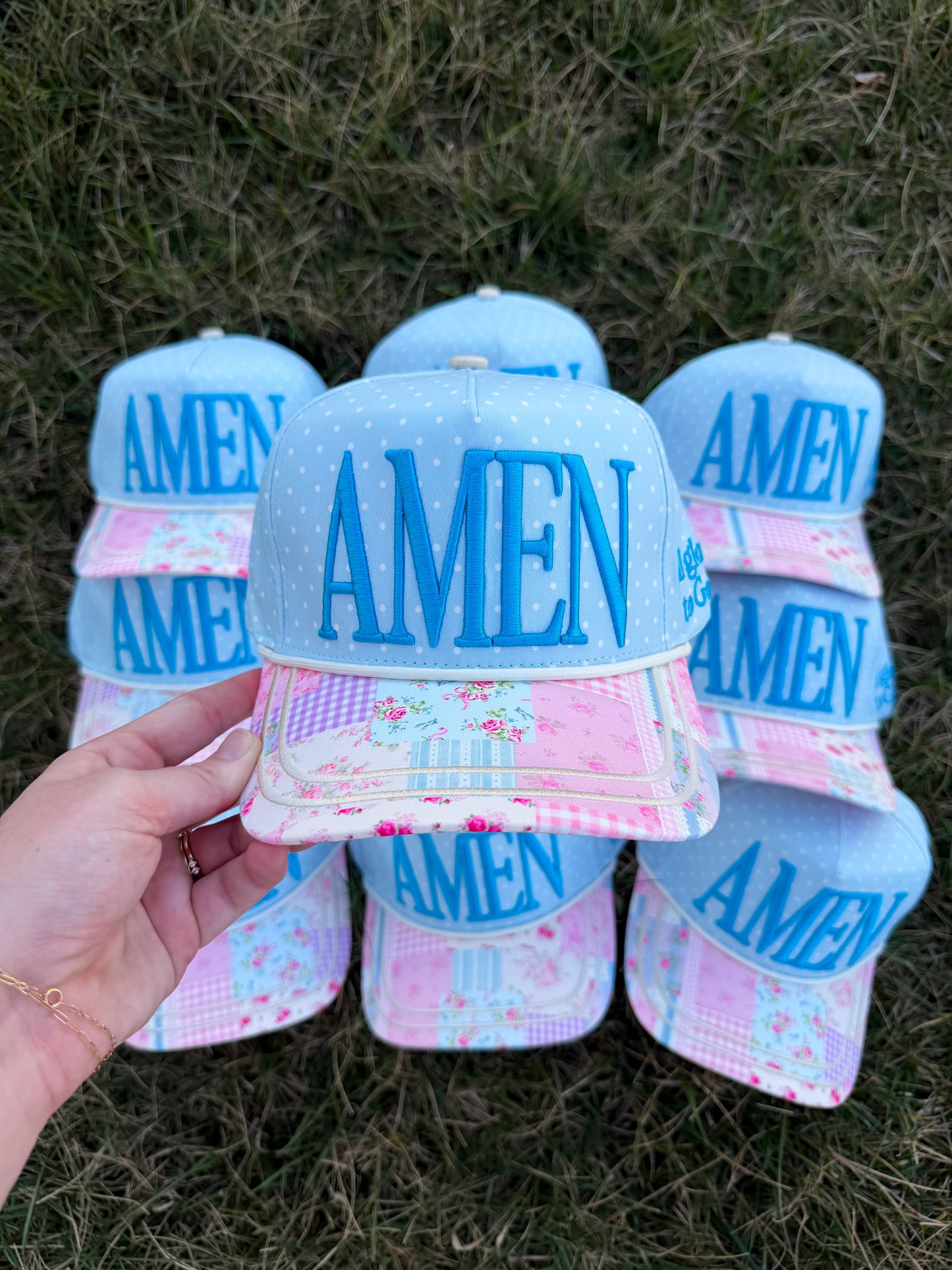 Amen Trucker Hat🌸🪻🩵