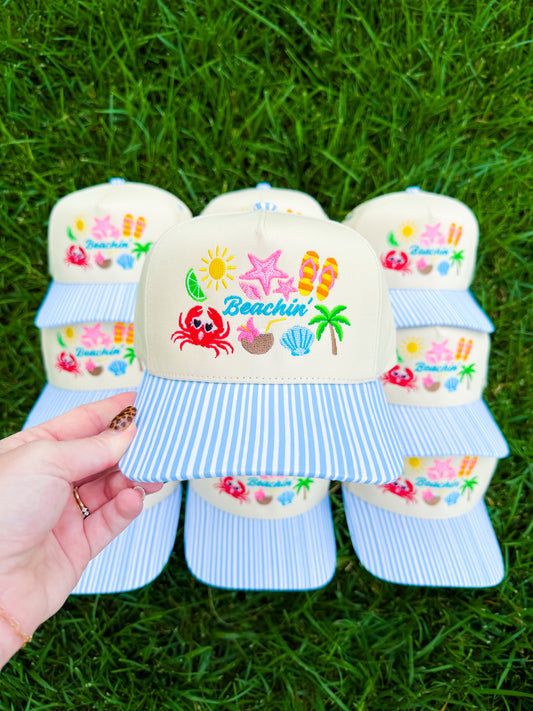 Beachin’ Trucker Hat🦀🌴☀️