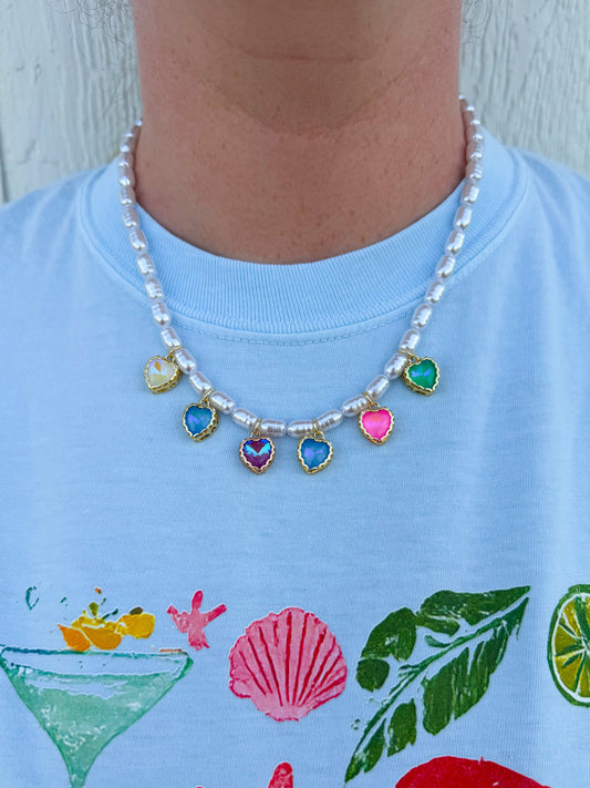 All My Heart Pearl Necklace🩷