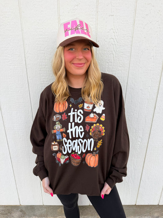 Tis the Season Crewneck🍂🎃🤎
