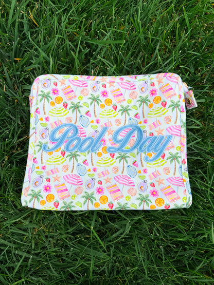 Embroidered Pool Bag👙☀️🌈