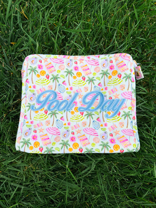 Embroidered Pool Bag👙☀️🌈