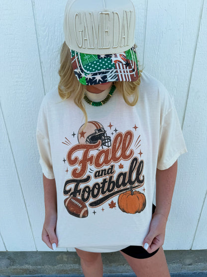 Fall and Football Graphic Tee🎃🏈