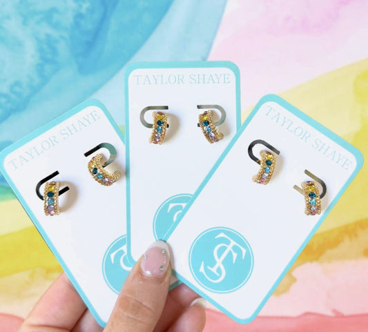 Rainbow Mini Hoop✨🌈