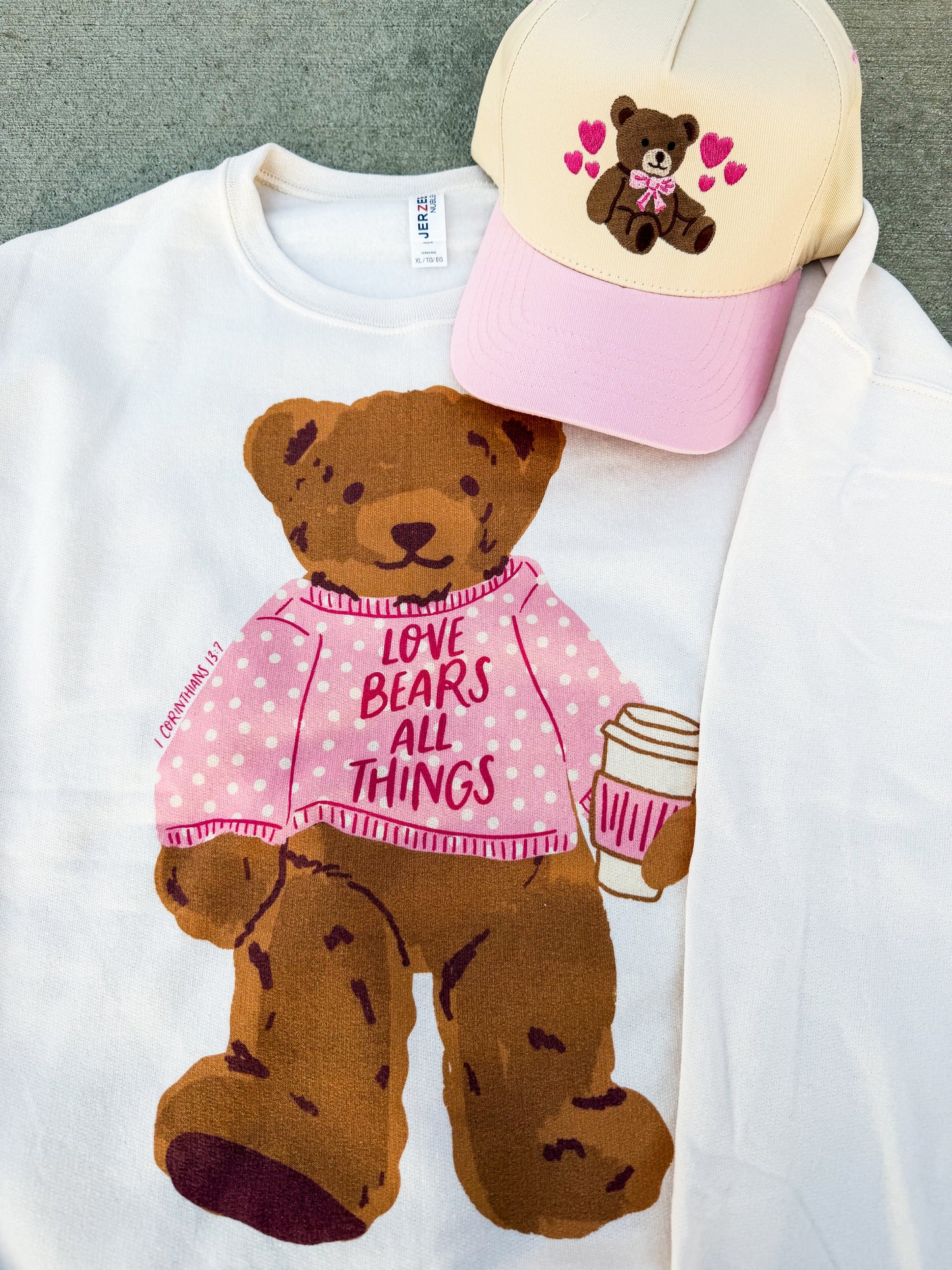Love Bears All Things Crewneck