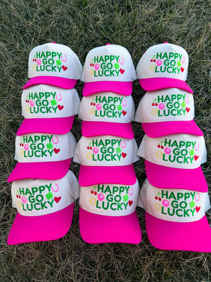 Happy Go Lucky Trucker Hat