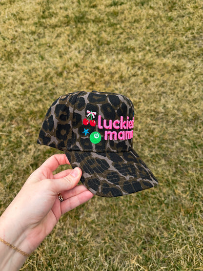 Luckiest Mama Trucker Hat🍒🎱