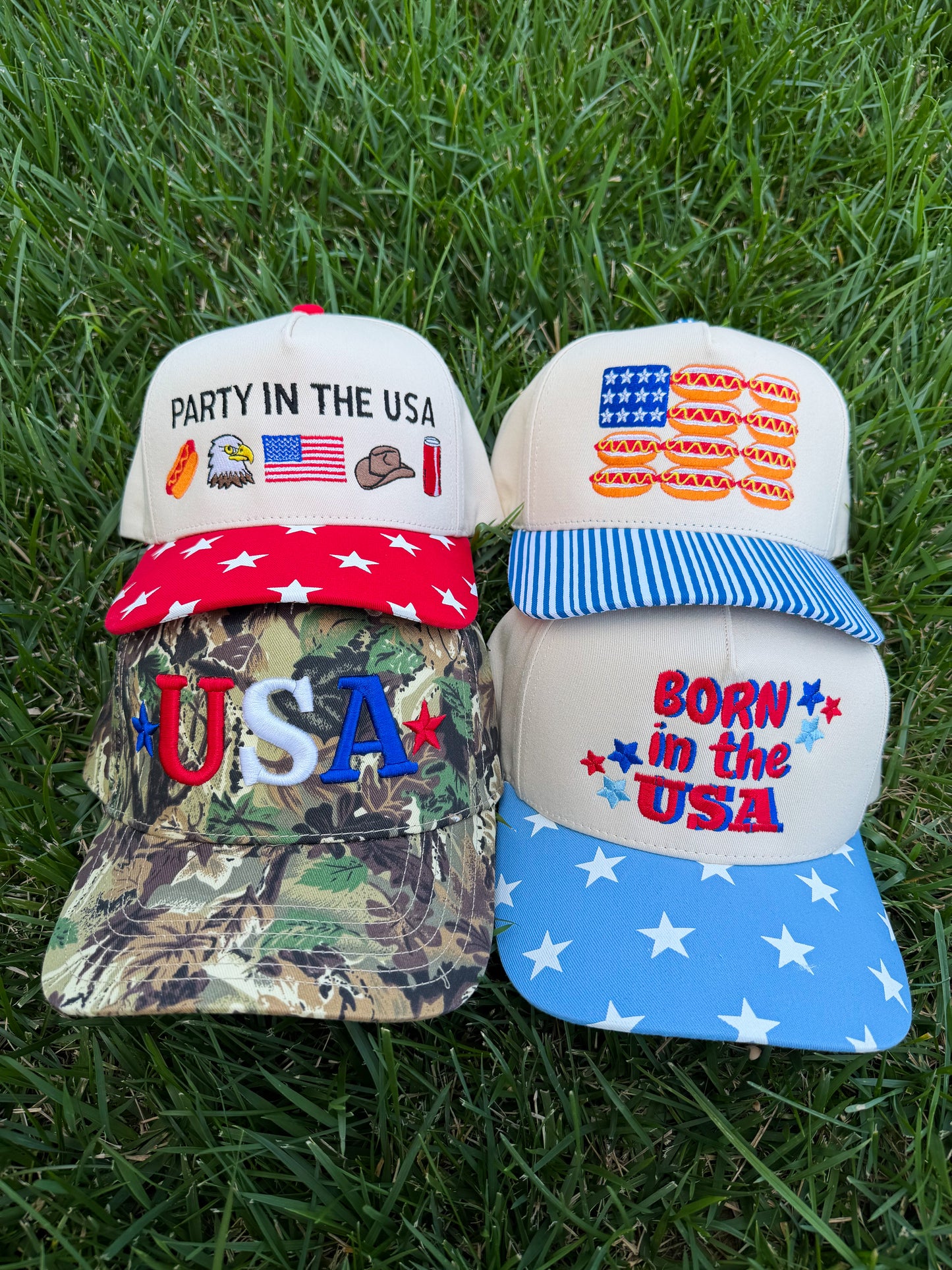 Born in the USA Trucker Hat🩵