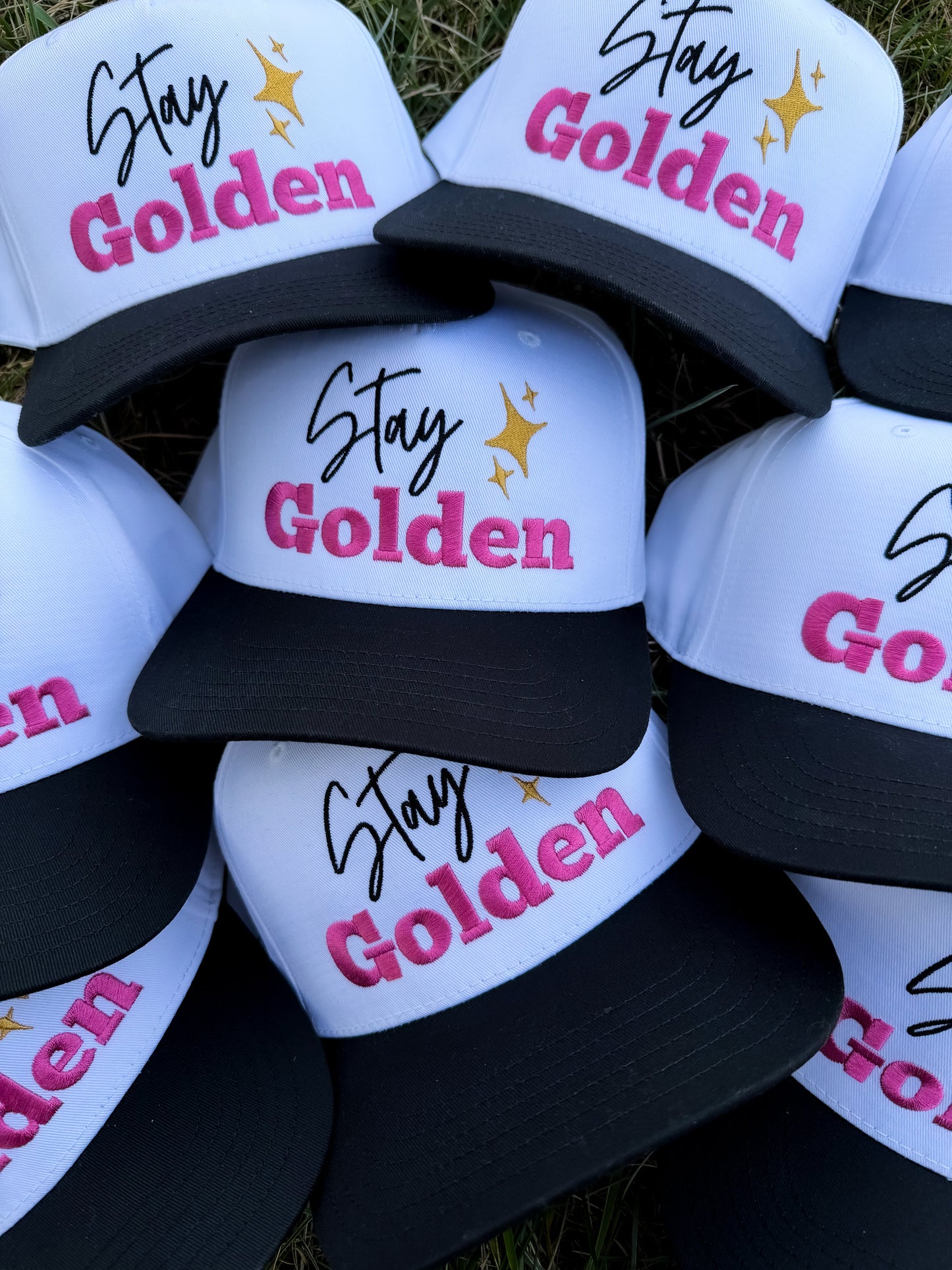 Stay Golden Trucker Hat