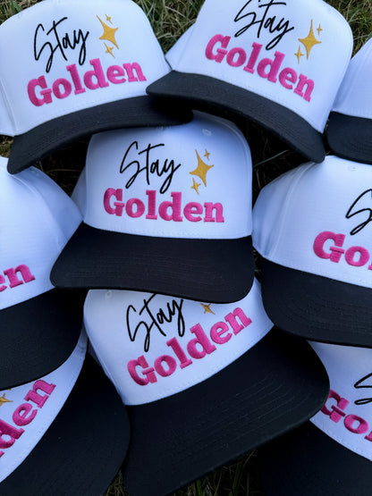 Stay Golden Trucker Hat